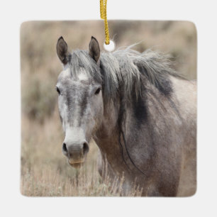 Cerâmica Ornamento Cerâmico de Cavalos Selvagens de Lava-Ar