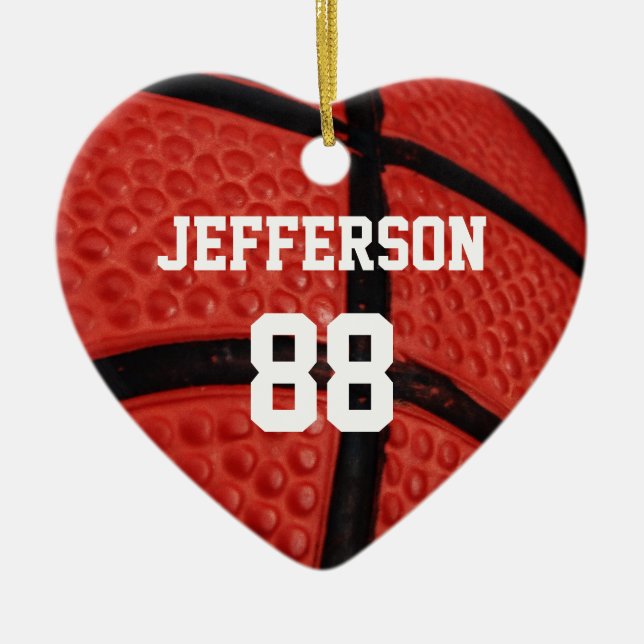 Cerâmica Ornamento Cerâmico de Equipe Esportiva de Basquete (Frente)