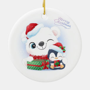 Cerâmica Ornamento Cerâmico de Natal