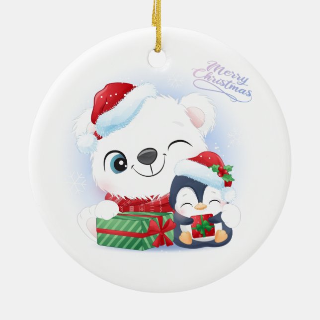 Cerâmica Ornamento Cerâmico de Natal (Traseira)