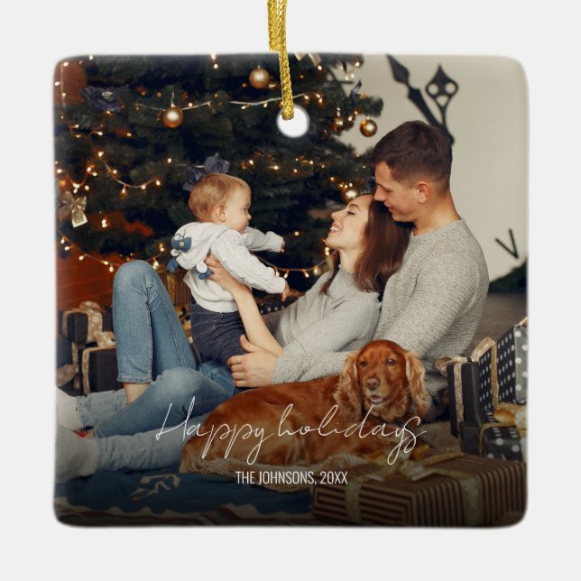 Cerâmica Ornamento cerâmico de Natal (Frente)