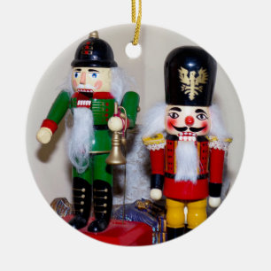 Cerâmica Ornamento Cerâmico de Noz-Cracker de Natal