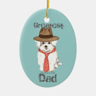 Cerâmica Ornamento cerâmico de Pai maltês