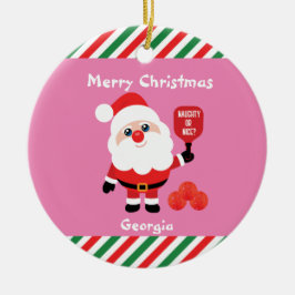 Cerâmica Ornamento Cerâmico de Papais noeis 🎅 de Picklebal