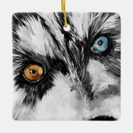 Cerâmica Ornamento Cerâmico do Alaskan de Execução de vamos