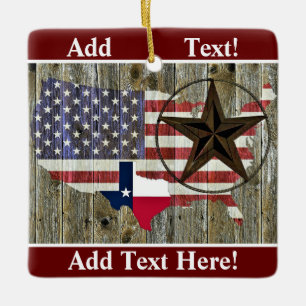 Cerâmica Ornamento Cerâmico do Mapa de Sinalizador do Estad