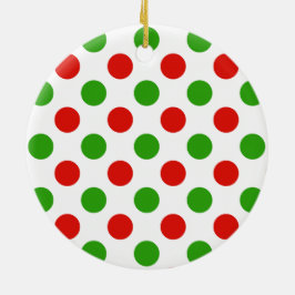 Cerâmica Ornamento cerâmico do teste padrão de bolinhas do