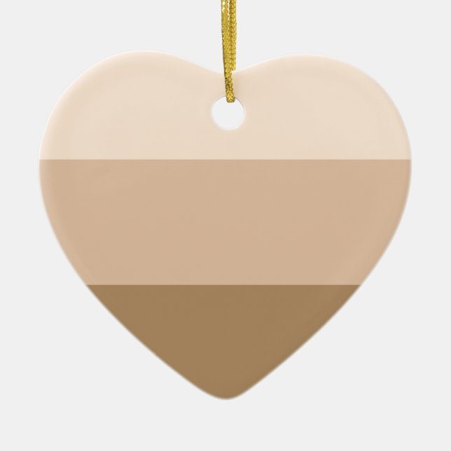 Cerâmica Ornamento cerâmico em Strike de Ombre Castanho (Frente)