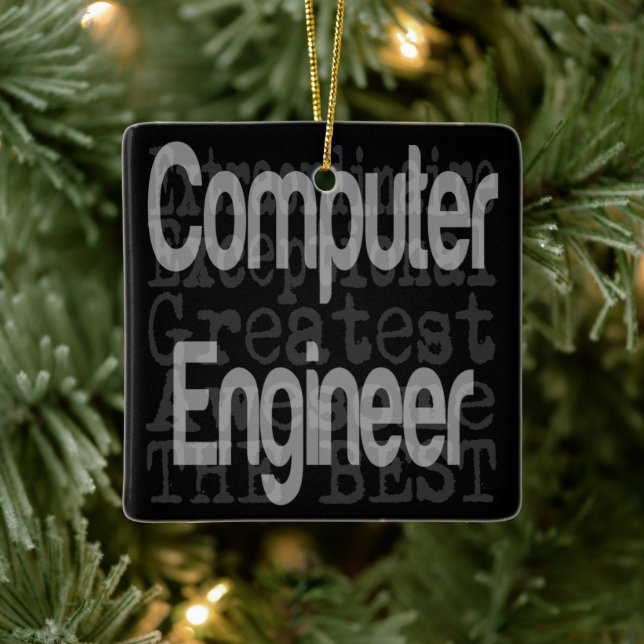 Cerâmica Ornamento cerâmico Extraordinário do Engenheiro de (Árvore)