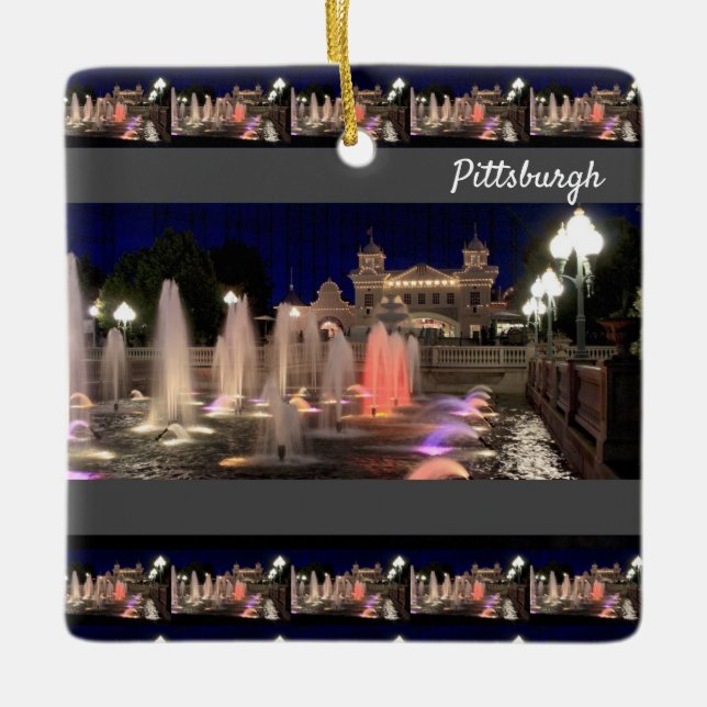 Cerâmica Ornamento cerâmico Perdido de Kennywood- Pittsburg (Frente)