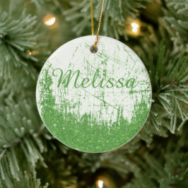 Cerâmica Ornamento cerâmico personalizado de denim e brilho