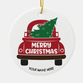 Cerâmica Ornamento Cerâmico Personalizável de Caminhão de N