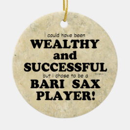 Cerâmica Ornamento cerâmico rico e bem-sucedido de Bari Sax