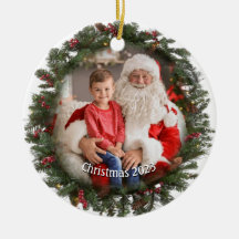 Ornamento Circular de Garland Foto