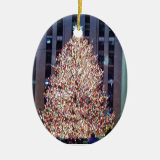 Cerâmica Ornamento da árvore de Natal de NYC