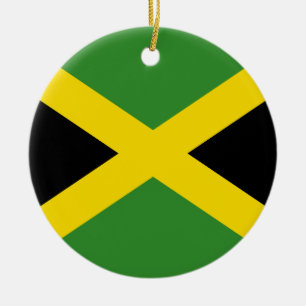 Cerâmica Ornamento da bandeira de Jamaica
