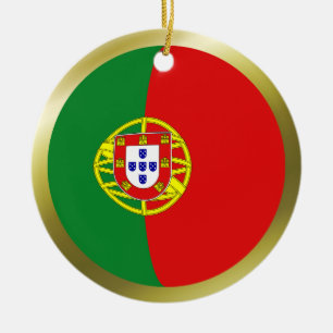 Cerâmica Ornamento da Bandeira de Portugal