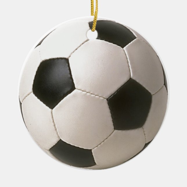 Cerâmica Ornamento da bola de futebol (Frente)