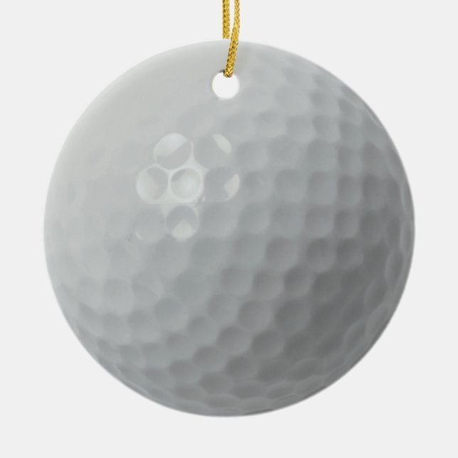 CERÂMICA ORNAMENTO DA BOLA DE GOLFE (Frente)