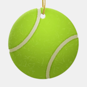 CERÂMICA ORNAMENTO DA BOLA DE TÊNIS