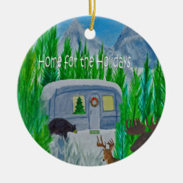 Cerâmica Ornamento da câmara retrorreflectora de sopro na c