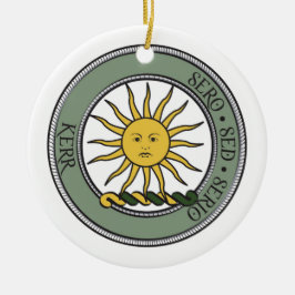 Cerâmica Ornamento da crista de Kerr