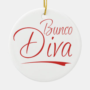 Cerâmica Ornamento da diva de Bunco