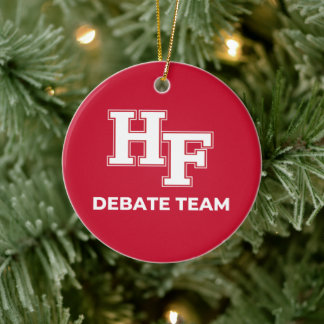Cerâmica Ornamento da Equipe de Debate de Flossuor de Madei