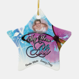 Cerâmica Ornamento da estrela de Ali Borgen