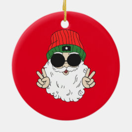 Cerâmica Ornamento da Paz de Natal 2023