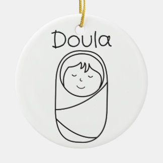 Cerâmica Ornamento da porcelana de Doula