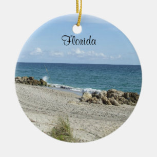 Cerâmica Ornamento da praia de Florida