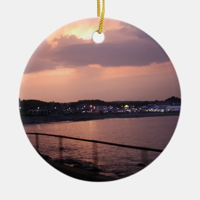 Cerâmica Ornamento da praia de York (Frente)