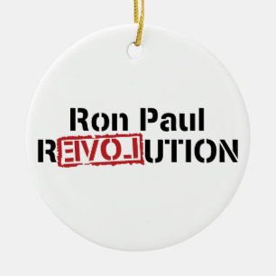 Cerâmica Ornamento da revolução de Ron Paul