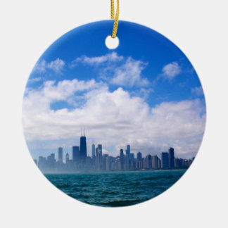 Cerâmica Ornamento da skyline de Chicago