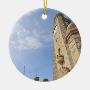 Cerâmica Ornamento da torre de pulso de disparo do passeio