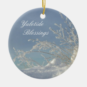 Cerâmica Ornamento das bênçãos de Yuletide