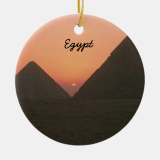 Cerâmica Ornamento das pirâmides de Egipto