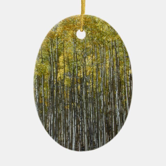 Cerâmica Ornamento de Altas Aspens (Frente)