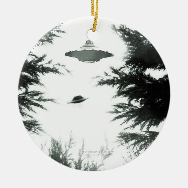 Cerâmica Ornamento de Amigos do OFO (Frente)