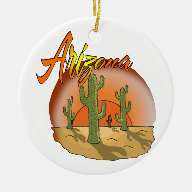 Cerâmica Ornamento de arizona (Frente)