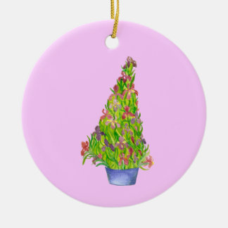 Cerâmica Ornamento de Arte de Íris de Natal