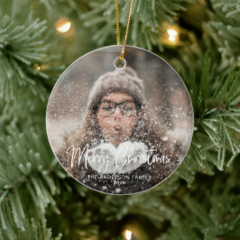 Cerâmica Ornamento de Árvore de Férias