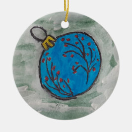 Cerâmica Ornamento de Árvore de Natal Bauble