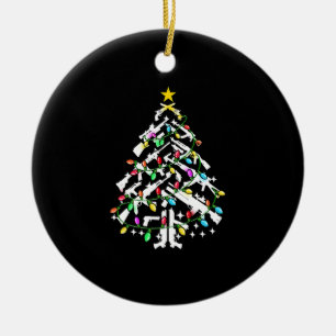 Cerâmica Ornamento de Árvore de Natal de Armas