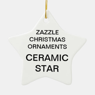 Cerâmica Ornamento de Árvore de Natal do Porcelain Star Per