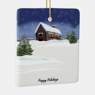 Cerâmica Ornamento de Árvore de Natal Personalizado