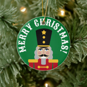Cerâmica Ornamento de árvore de Natal personalizado do queb