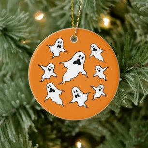 Cerâmica Ornamento de Árvore Fantasma de Halloween Persona