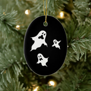 Cerâmica Ornamento de Árvore Fantasma de Halloween Personal